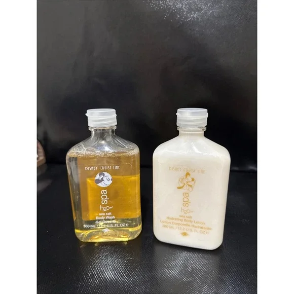 Disney Cruise‎ Line H2O+ Sea Salt Lotion Body Wash Set Mickey Spa Travel